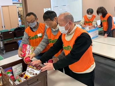 SeRV神奈川 フードドライブ仕分けボランティア