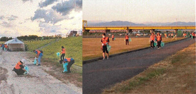 SeRVとやま 花火大会後の清掃のサムネイル画像