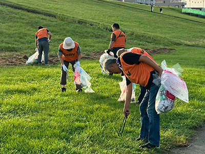 SeRV茨城 とりで利根川花火大会　清掃ボランティアのサムネイル画像