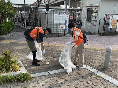 SeRV福島 郡山うねめまつり後の清掃ボランティアのサムネイル画像