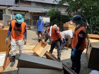 令和7年8月6日からの低気圧と前線による大雨 SeRV先遣隊の活動のサムネイル画像