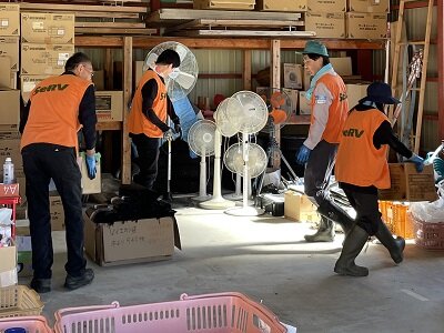 令和7年8月19日及び9月2日からの大雨 SeRV秋田の活動のサムネイル画像