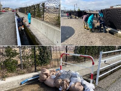 美化清掃を実施のサムネイル画像