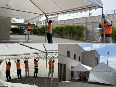 SeRV鳥取 テント設営訓練を実施のサムネイル画像