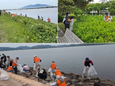 SeRV米子 中海・宍道湖一斉清掃に参加のサムネイル画像