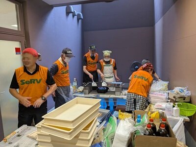 SeRV姫路 炊き出し訓練を実施のサムネイル画像