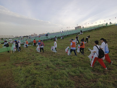 SeRV茨城 とりで利根川花火大会　清掃ボランティアのサムネイル画像