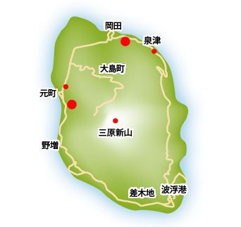 伊豆大島台風26号被災状況マップ