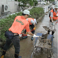 新潟豪雨災害時の活動 写真2