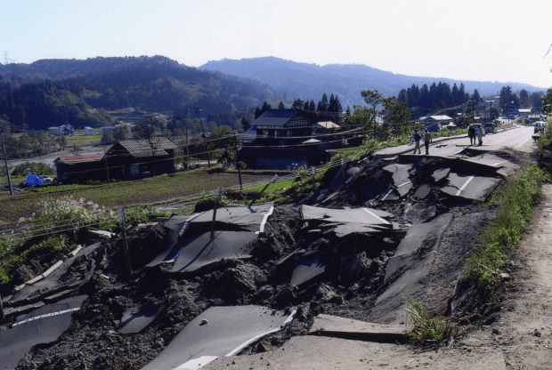 中山間地で起きた新潟県中越地震（2004年）