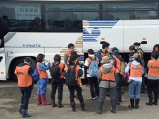 ボランティアバスにより、東京都から栃木県佐野市へ 写真