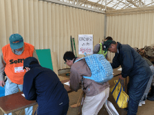 長野市南部災害ボランティアセンター、穂保サテライトでの運営サポート 写真